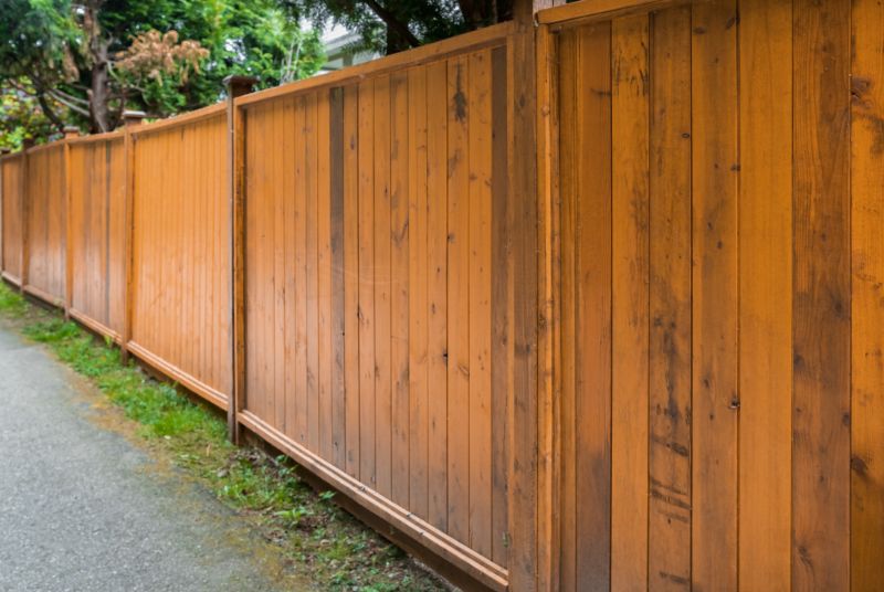 Privacy Fence Staining