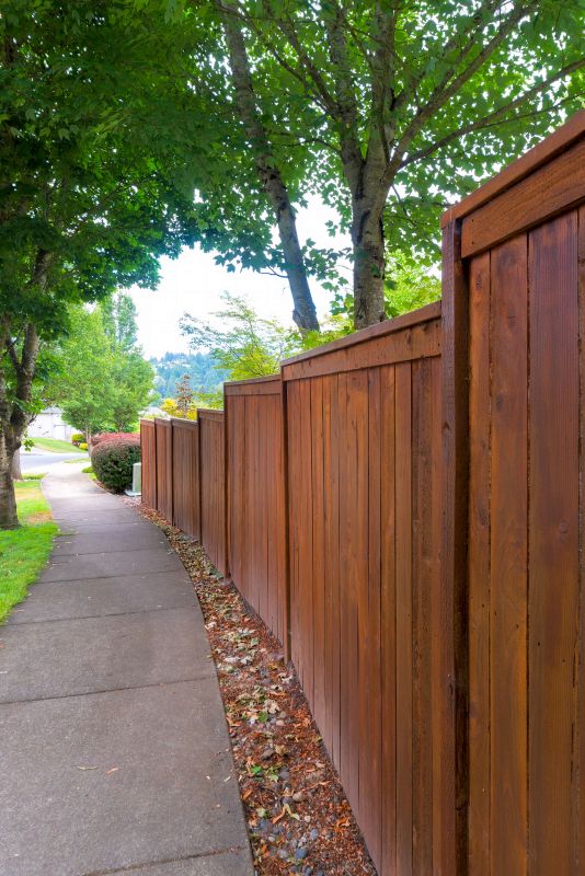 Privacy Fence Staining