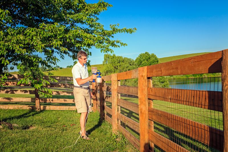 Products For Privacy Fence Stainings in use